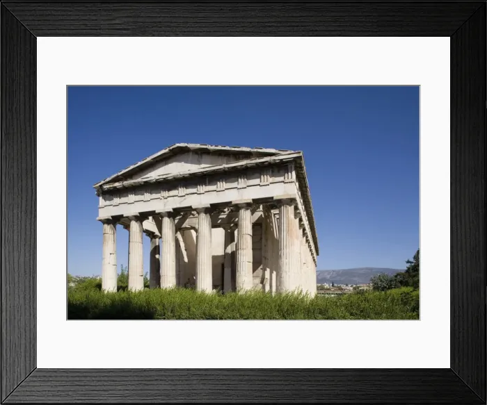 Framed Print : The Temple of Hephaistos, Athens, Greece, Europe Framed Print : The Temple of Hephaistos, Athens, Greece, Europe