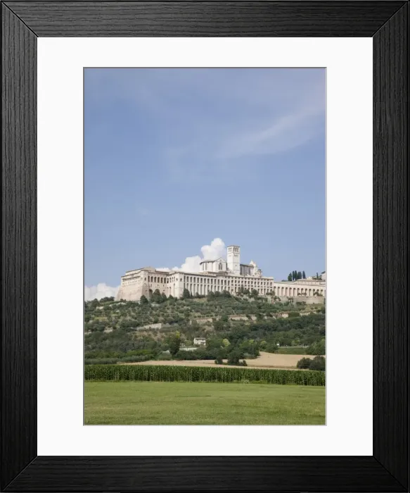 Framed Print : The Cathedral of San Francesco (St. Francis), Assisi, UNESCO World Heritage Site Framed Print : The Cathedral of San Francesco (St. Francis), Assisi, UNESCO World Heritage Site