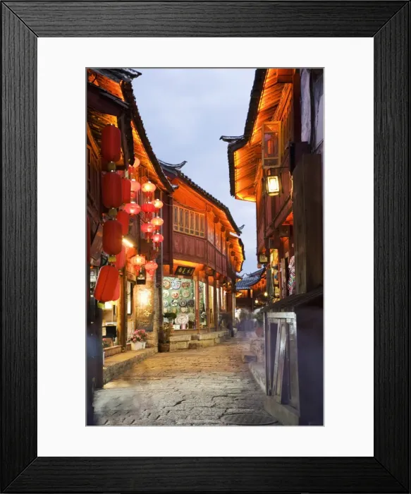 Framed Print : The Old Town, Lijiang, UNESCO World Heritage Site, Yunnan Province, China, Asia Framed Print : The Old Town, Lijiang, UNESCO World Heritage Site, Yunnan Province, China, Asia