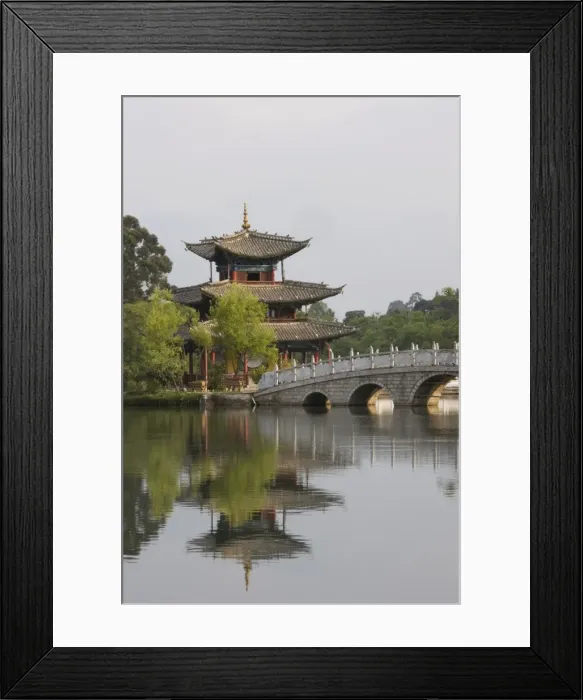 Framed Print : The Black Dragon Pool Park, Lijiang, Yunnan Province, China, Asia Framed Print : The Black Dragon Pool Park, Lijiang, Yunnan Province, China, Asia