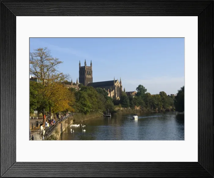 Framed Print : South Quay, Worcester, Worcestershire, England, United Kingdom, Europe Framed Print : South Quay, Worcester, Worcestershire, England, United Kingdom, Europe