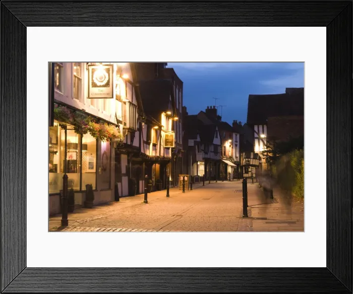 Framed Print : New Street, Worcester, Worcestershire, England, United Kingdom, Europe Framed Print : New Street, Worcester, Worcestershire, England, United Kingdom, Europe