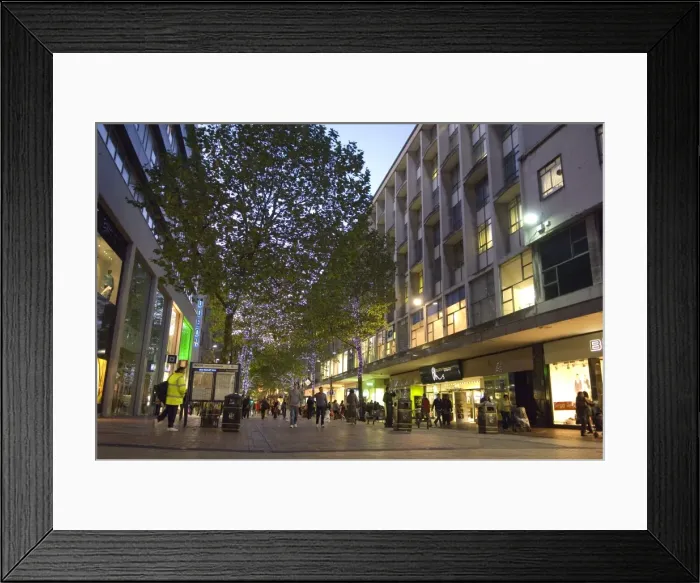 Framed Print : New Street, Birmingham, West Midlands, England, United Kingdom, Europe Framed Print : New Street, Birmingham, West Midlands, England, United Kingdom, Europe