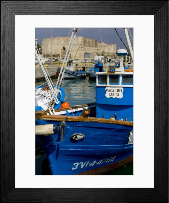 Framed Print : Tarifa, Andalucia, Spain, Europe Framed Print : Tarifa, Andalucia, Spain, Europe