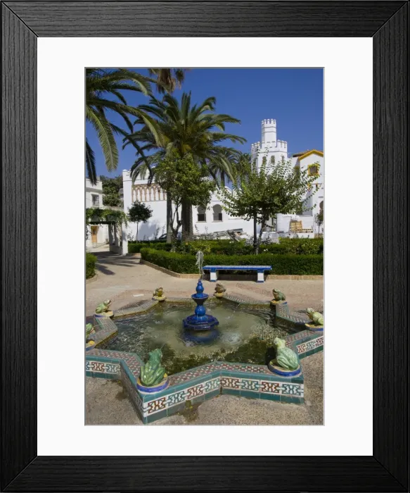 Framed Print : Plaza Santa Maria, Tarifa, Andalucia, Spain, Europe Framed Print : Plaza Santa Maria, Tarifa, Andalucia, Spain, Europe