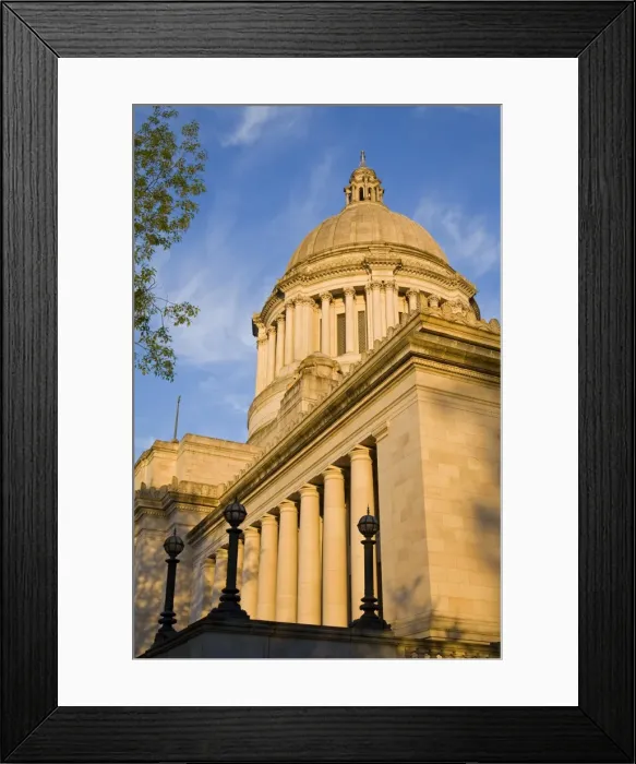 Framed Print : State Capitol, Olympia, Washington State, United States of America, North America