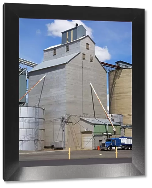 Grain elevators, Ritzville, Washington State, United States of America, North America