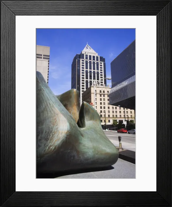 Framed Print : Sculpture on Safeco Plaza, Seattle, Washington State, United States of America Framed Print : Sculpture on Safeco Plaza, Seattle, Washington State, United States of America