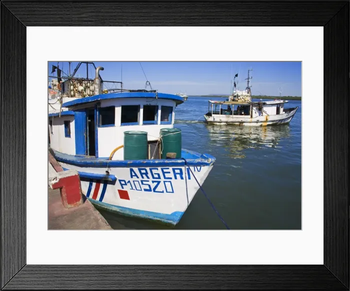 Framed Print : Fishing boat, Puntarenas City, Costa Rica, Central America Framed Print : Fishing boat, Puntarenas City, Costa Rica, Central America