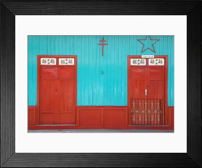 Framed Print : Building, Puerto Corinto, Department of Chinandega, Nicaragua, Central America Framed Print : Building, Puerto Corinto, Department of Chinandega, Nicaragua, Central America