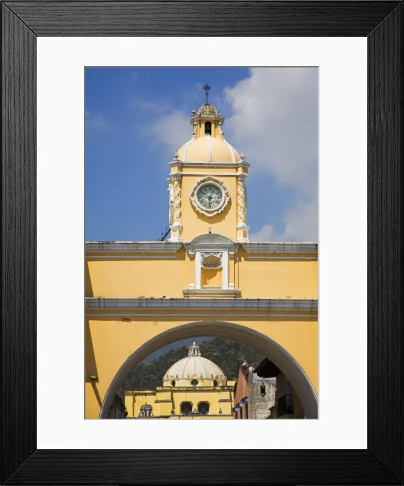 Framed Print : Santa Catarina Arch, Antigua City, Guatemala, Central America Framed Print : Santa Catarina Arch, Antigua City, Guatemala, Central America