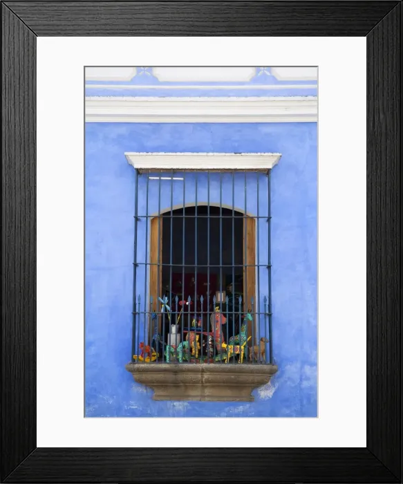 Framed Print : Window detail, Antigua City, Guatemala, Central America Framed Print : Window detail, Antigua City, Guatemala, Central America