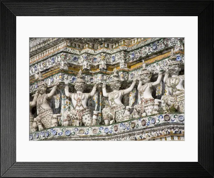 Framed Print : Pagoda detail at Wat Arun (Temple of the Dawn), Bangkok, Thailand, Southeast Asia, Asia Framed Print : Pagoda detail at Wat Arun (Temple of the Dawn), Bangkok, Thailand, Southeast Asia, Asia