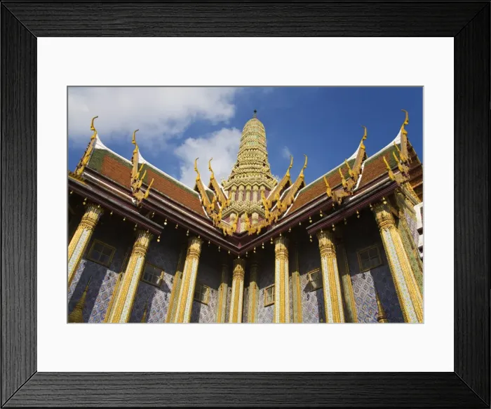 Framed Print : Prasat Phra Dhepbidorn at Royal Grand Palace, Rattanakosin District, Bangkok