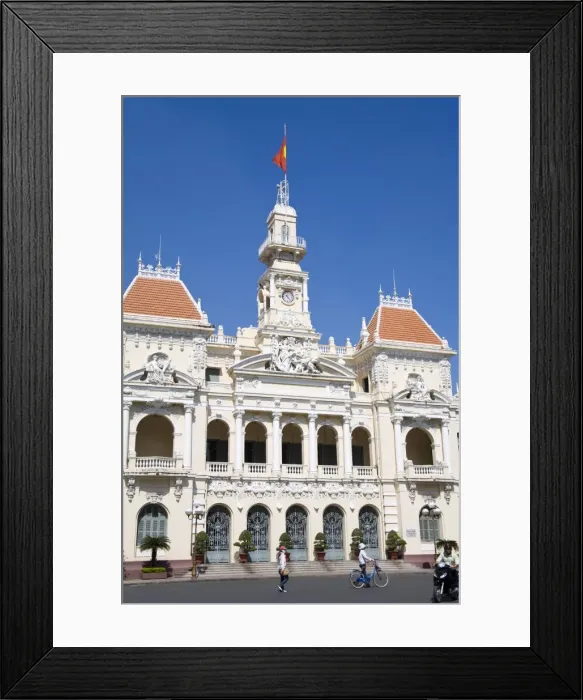 Framed Print : HCMCs Peoples Committee Building, (Hotel de Ville), Hoh Chi Minh City (Saigon) Framed Print : HCMCs Peoples Committee Building, (Hotel de Ville), Hoh Chi Minh City (Saigon)