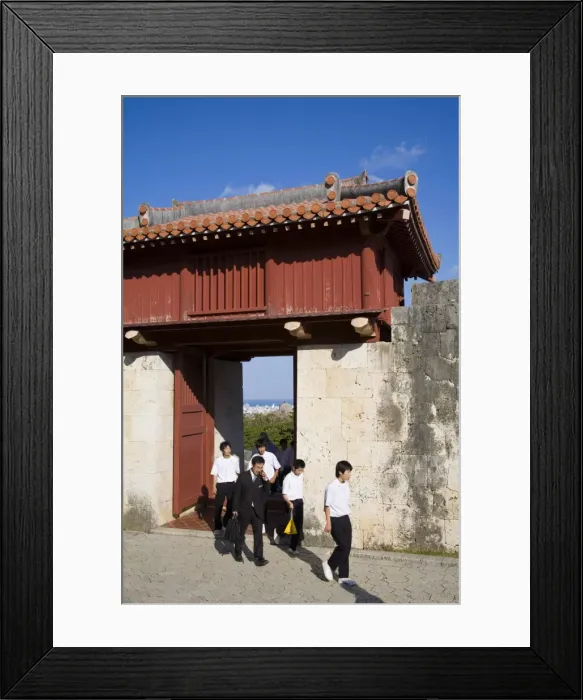 Framed Print : Zuisen Gate at Shurijo Castle, UNESCO World Heritage Site, Naha City, Okinawa Island Framed Print : Zuisen Gate at Shurijo Castle, UNESCO World Heritage Site, Naha City, Okinawa Island