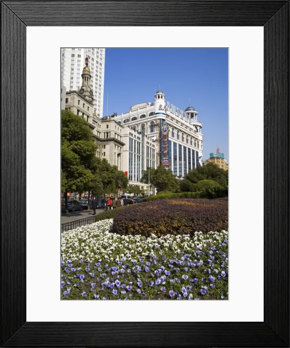 Framed Print : East Nanjing Road, Shanghai, China, Asia Framed Print : East Nanjing Road, Shanghai, China, Asia