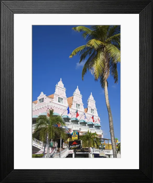 Framed Print : Royal Plaza Mall, Oranjestad City, Aruba, West Indies, Caribbean, Central America Framed Print : Royal Plaza Mall, Oranjestad City, Aruba, West Indies, Caribbean, Central America