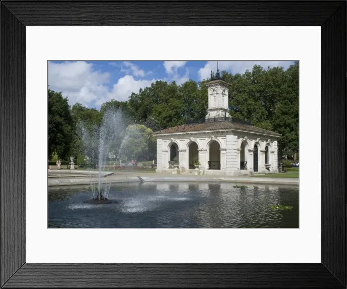 Framed Print : Pavilion at Lancaster Gate fountains, Hyde Park, London, England, United Kingdom, Europe Framed Print : Pavilion at Lancaster Gate fountains, Hyde Park, London, England, United Kingdom, Europe