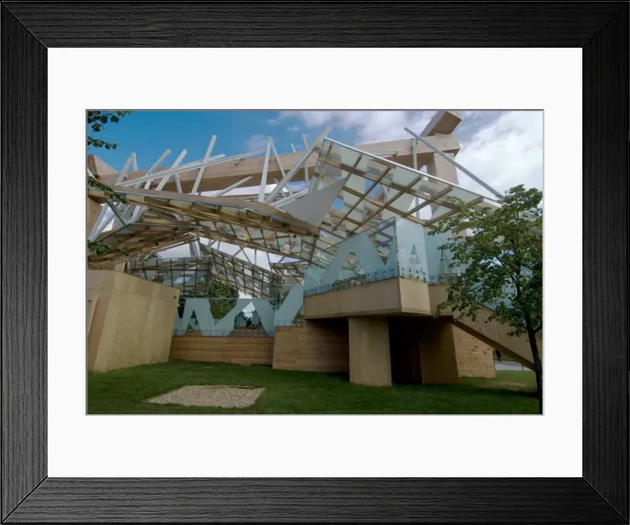 Framed Print : Frank Gehrys pavilion for the Serpentine Gallery, Hyde Park, London Framed Print : Frank Gehrys pavilion for the Serpentine Gallery, Hyde Park, London