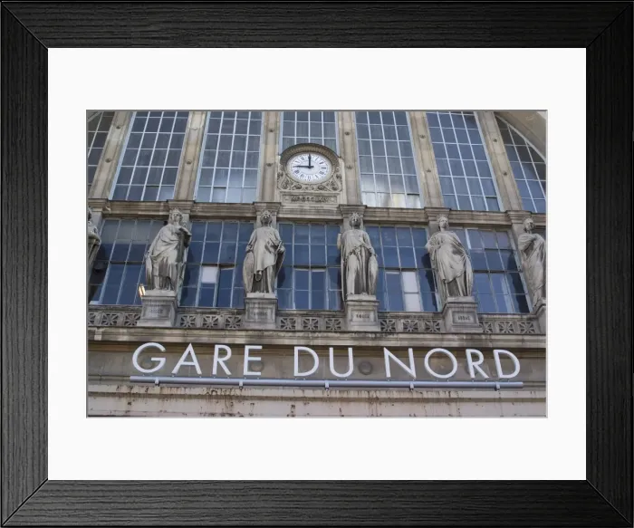 Framed Print : Gare du Nord railway station, and Eurostar Terminal, Paris, France, Europe Framed Print : Gare du Nord railway station, and Eurostar Terminal, Paris, France, Europe