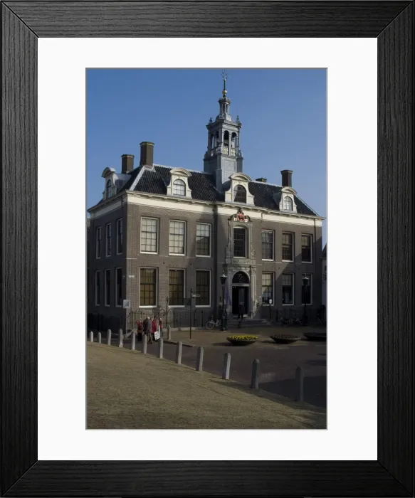 Framed Print : Building on main square, Edam, Netherlands, Europe Framed Print : Building on main square, Edam, Netherlands, Europe