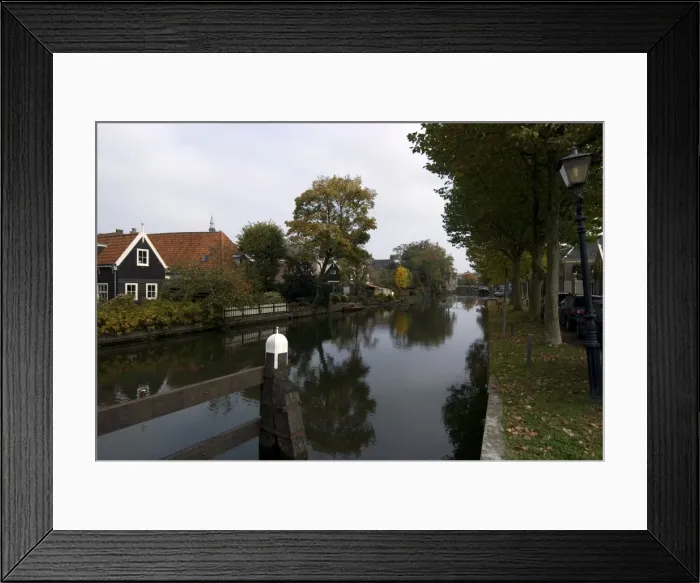 Framed Print : Main canal, outskirts of Edam, Netherlands, Europe Framed Print : Main canal, outskirts of Edam, Netherlands, Europe