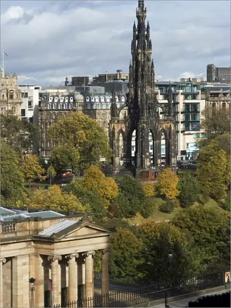 Walter Scott Memorial, Edinburgh, Scotland, United Kingdom, Europe