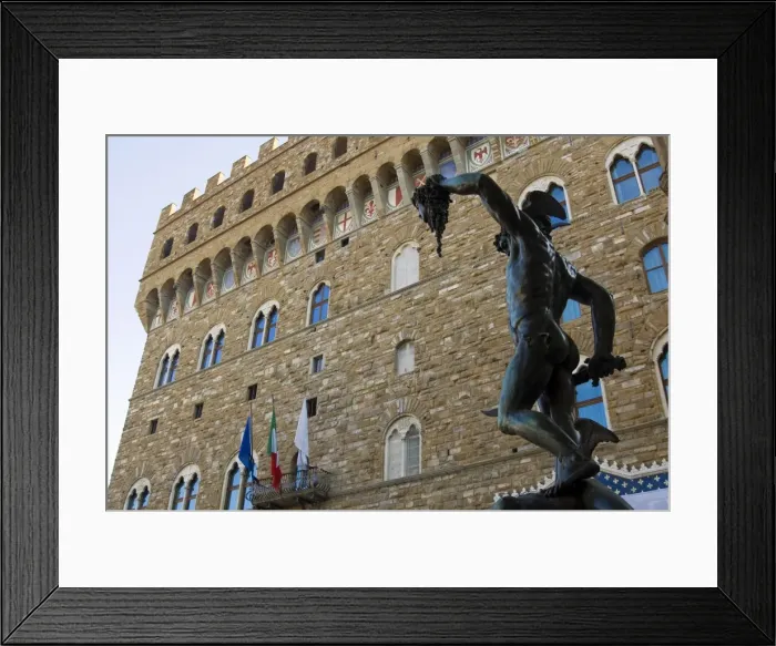 Framed Print : The Benvenuto Cellinis Perseus, Loggia dei Lanzi, Florence (Firenze) Framed Print : The Benvenuto Cellinis Perseus, Loggia dei Lanzi, Florence (Firenze)