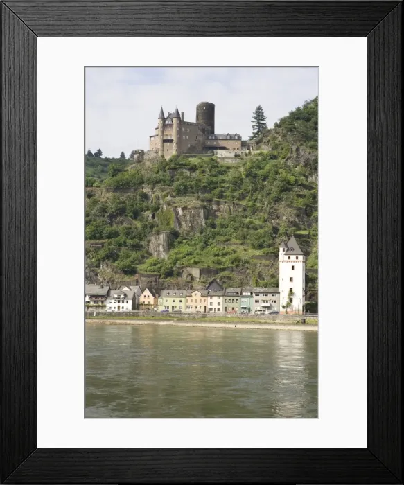 Framed Print : St. Goarshausen along the Rhine River, Rhineland-Palatinate, Germany, Europe Framed Print : St. Goarshausen along the Rhine River, Rhineland-Palatinate, Germany, Europe