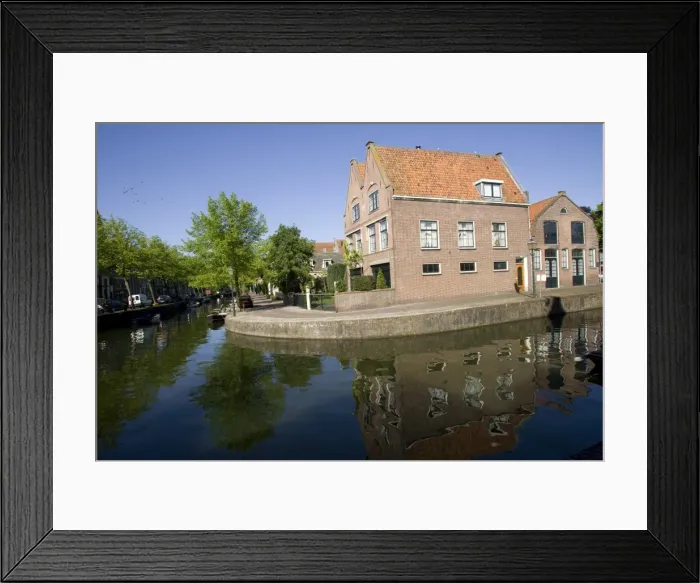 Framed Print : Hoorn back streets, Holland, Europe Framed Print : Hoorn back streets, Holland, Europe