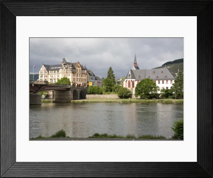 Framed Print : The town of Bernkastel along the Rhine, Rhineland-Palatinate, Germany, Europe Framed Print : The town of Bernkastel along the Rhine, Rhineland-Palatinate, Germany, Europe