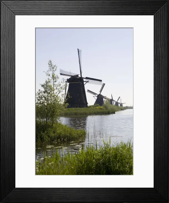 Framed Print : Kinderdijk windmills, UNESCO World Heritage Site, Holland, Europe Framed Print : Kinderdijk windmills, UNESCO World Heritage Site, Holland, Europe
