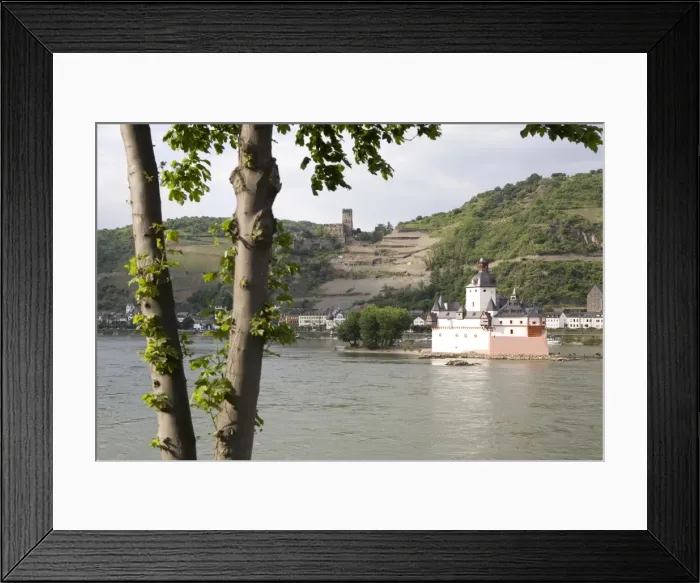 Framed Print : Pfalzgrafenstein castle along the River Rhine, Rhineland-Palatinate, Germany, Europe Framed Print : Pfalzgrafenstein castle along the River Rhine, Rhineland-Palatinate, Germany, Europe