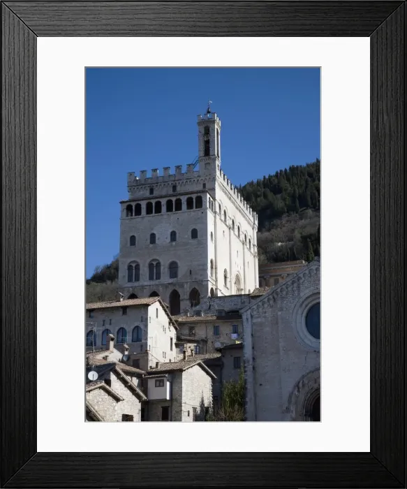 Framed Print : Palazzo dei Consoli, Gubbio, Umbria, Italy, Europe Framed Print : Palazzo dei Consoli, Gubbio, Umbria, Italy, Europe