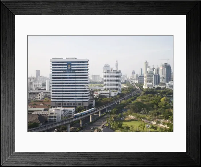 Framed Print : City skyline and Lumpini Park, Bangkok, Thailand, Southeast Asia, Asia Framed Print : City skyline and Lumpini Park, Bangkok, Thailand, Southeast Asia, Asia