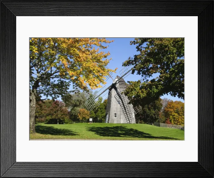 Framed Print : Old Hook Windmill, East Hampton, The Hamptons, Long Island, New York State Framed Print : Old Hook Windmill, East Hampton, The Hamptons, Long Island, New York State