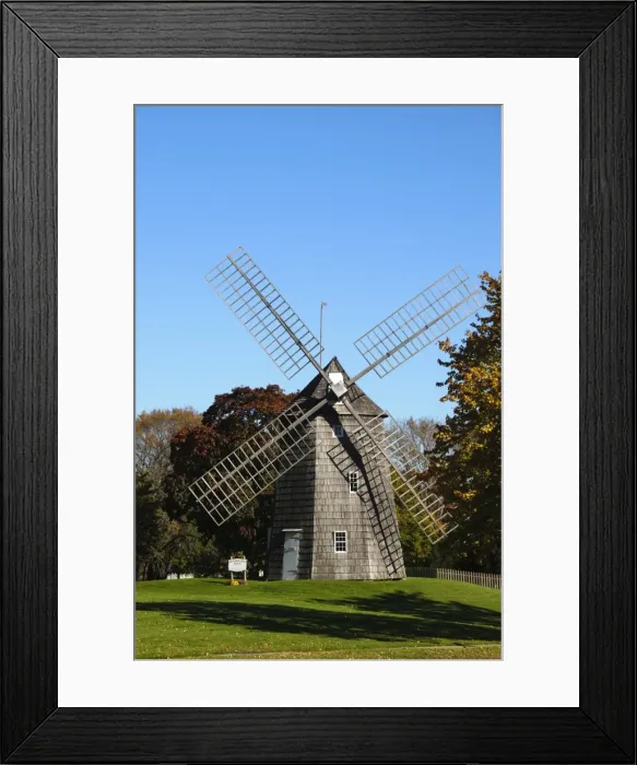 Framed Print : Old Hook Windmill, East Hampton, The Hamptons, Long Island, New York State Framed Print : Old Hook Windmill, East Hampton, The Hamptons, Long Island, New York State