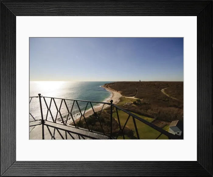 Framed Print : View from Montauk Point Lighthouse, Montauk, Long Island, New York State Framed Print : View from Montauk Point Lighthouse, Montauk, Long Island, New York State