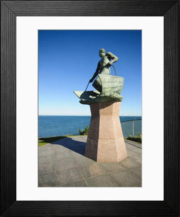 Framed Print : Memorial statue to all those lost at sea, Montauk Point Lighthouse, Montauk Framed Print : Memorial statue to all those lost at sea, Montauk Point Lighthouse, Montauk