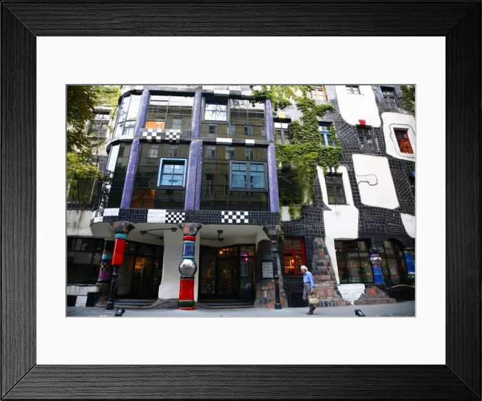 Framed Print : Kunsthauswien by architect Hundertwasser, Vienna, Austria, Europe Framed Print : Kunsthauswien by architect Hundertwasser, Vienna, Austria, Europe