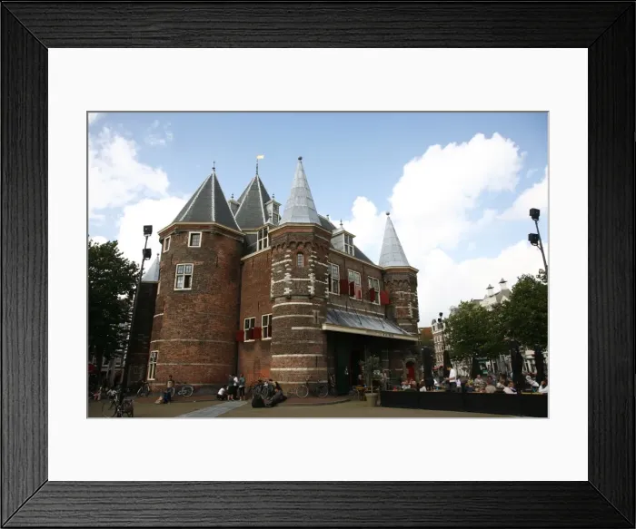 Framed Print : De Waag on Nieuwmarkt, Amsterdam, Holland, Europe Framed Print : De Waag on Nieuwmarkt, Amsterdam, Holland, Europe