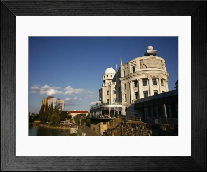 Framed Print : Urania Observatory, Vienna, Austria, Europe Framed Print : Urania Observatory, Vienna, Austria, Europe