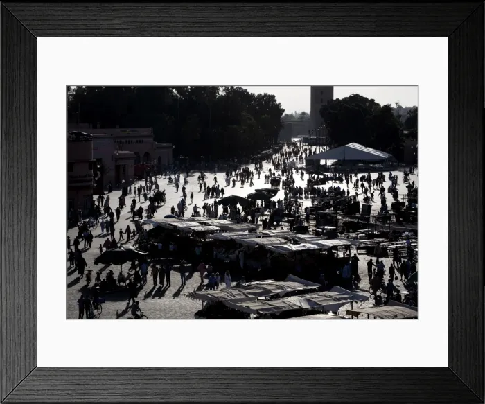 Framed Print : Djemaa el Fna, Marrakesh, Morocco, North Africa, Africa Framed Print : Djemaa el Fna, Marrakesh, Morocco, North Africa, Africa