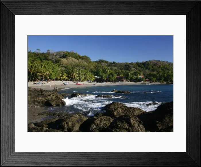 Framed Print : Montezuma beach, Nicoya peninsula, Costa Rica, Central America Framed Print : Montezuma beach, Nicoya peninsula, Costa Rica, Central America