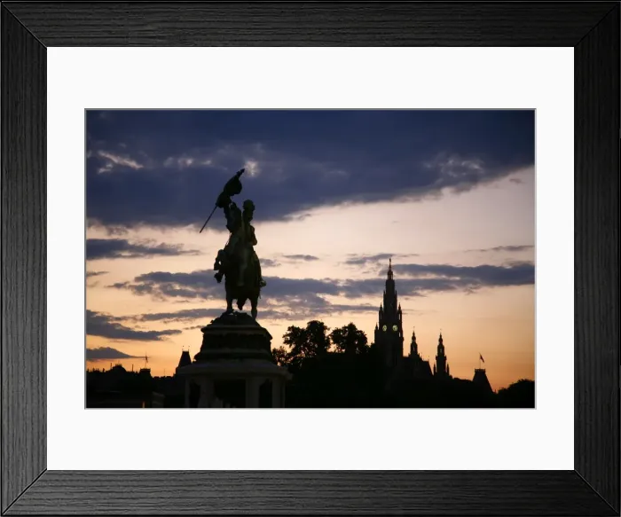 Framed Print : Archduke Karl statue at Heldenplatz, Vienna, Austria, Europe Framed Print : Archduke Karl statue at Heldenplatz, Vienna, Austria, Europe