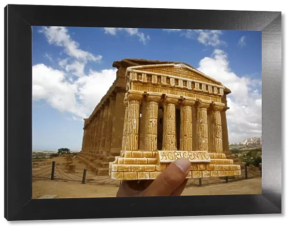 Concordia Temple at the Valley of Temples, Agrigento, UNESCO World Heritage Site