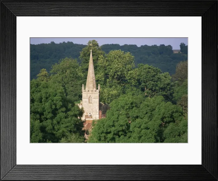 Framed Print : Lacock church spire, Wiltshire, England, United Kingdom, Europe Framed Print : Lacock church spire, Wiltshire, England, United Kingdom, Europe