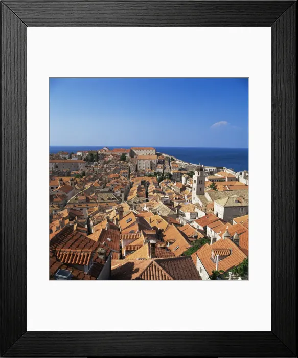 Framed Print : Dubrovnik, UNESCO World Heritage Site, Croatia, Europe Framed Print : Dubrovnik, UNESCO World Heritage Site, Croatia, Europe