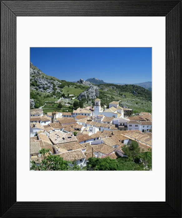 Framed Print : Grazalemar, near Ronda, Andalucia, Spain, Europe Framed Print : Grazalemar, near Ronda, Andalucia, Spain, Europe